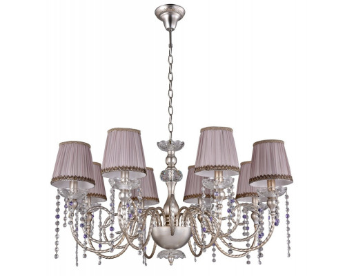 Купить Подвесная люстра Crystal Lux ALEGRIA SP8 SILVER-BROWN| VIVID-LIGHT.RU