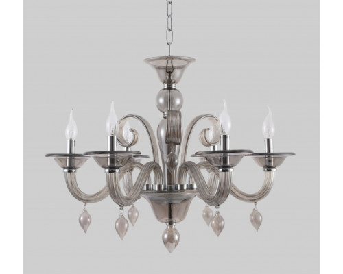 Заказать Подвесная люстра Crystal Lux CAETANO SP-PL6 SMOKE| VIVID-LIGHT.RU