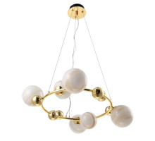 Подвесная люстра Crystal Lux SALVADORE SP6H GOLD