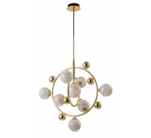 Подвесная люстра Crystal Lux SALVADORE SP8V GOLD