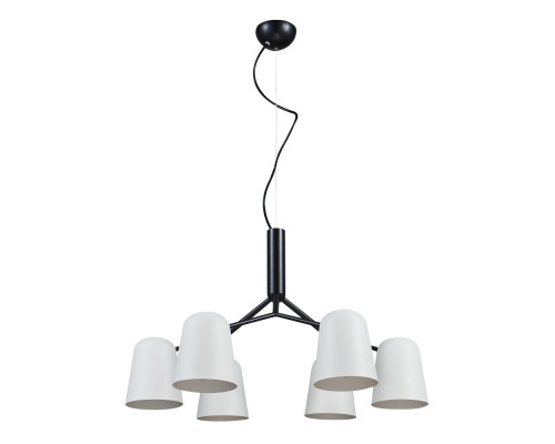 Заказать Подвесная люстра Crystal Lux ENRIQUE SP6 BLACK/WHITE| VIVID-LIGHT.RU