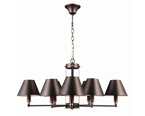 Сделать заказ Подвесная люстра Natali Kovaltseva Marquis 81000-8C GRAY BRASS| VIVID-LIGHT.RU