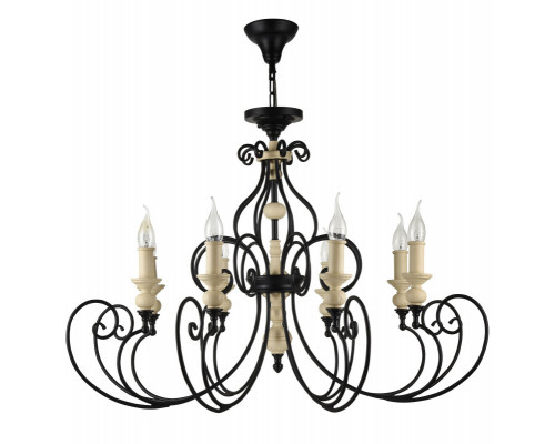 Купить Подвесная люстра Maytoni H631-PL-08-B| VIVID-LIGHT.RU