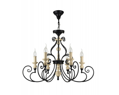Оформить заказ Подвесная люстра Maytoni H631-PL-06-B| VIVID-LIGHT.RU