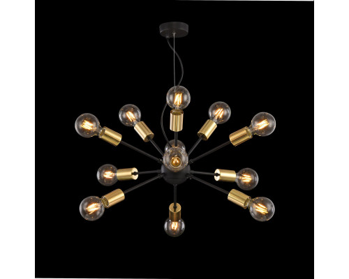 Заказать Подвесная люстра Maytoni T546PL-12B| VIVID-LIGHT.RU