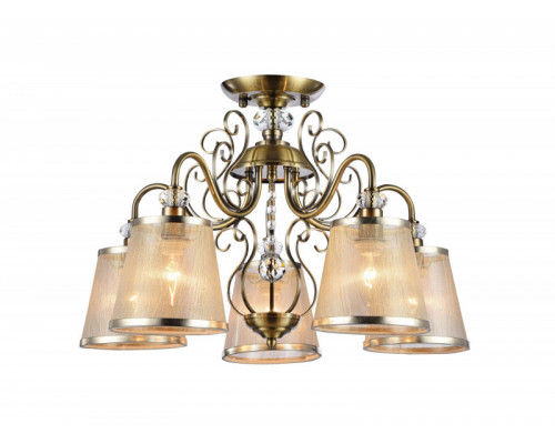 Оформить заказ Подвесная люстра Freya FR2405-PL-05-BZ| VIVID-LIGHT.RU