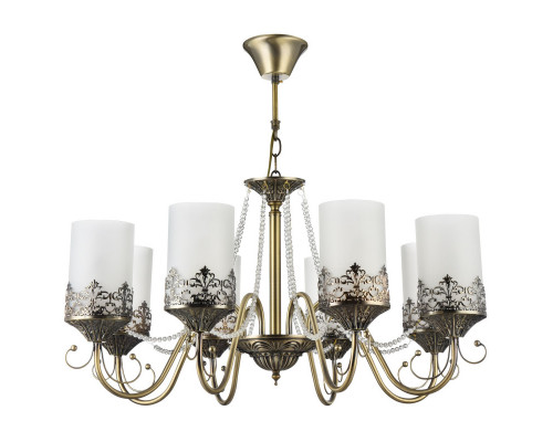 Оформить заказ Подвесная люстра Freya FR2563-PL-08-BZ| VIVID-LIGHT.RU