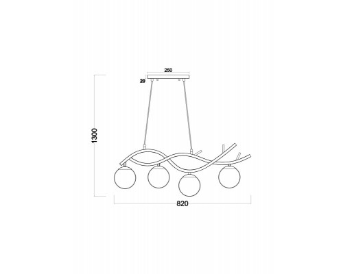 Заказать Подвесная люстра Freya FR8015PL-04BS| VIVID-LIGHT.RU