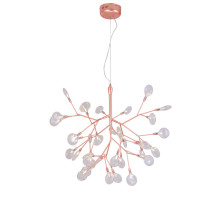 Подвесная люстра Crystal Lux EVITA SP36 COPPER/TRANSPARENT