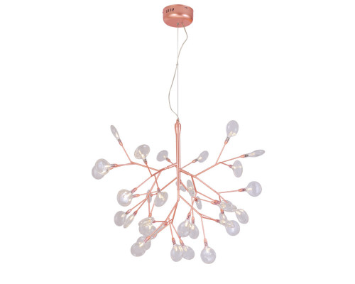 Заказать Подвесная люстра Crystal Lux EVITA SP36 COPPER/TRANSPARENT| VIVID-LIGHT.RU