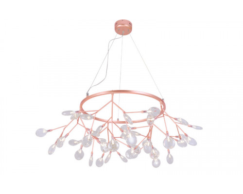 Оформить заказ Подвесная люстра Crystal Lux EVITA SP45 D COPPER/TRANSPARENT| VIVID-LIGHT.RU