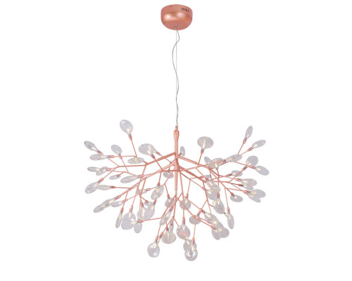 Оформить заказ Подвесная люстра Crystal Lux EVITA SP63 COPPER/TRANSPARENT| VIVID-LIGHT.RU