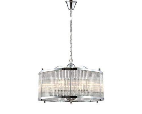 Купить Подвесная люстра Crystal Lux TADEO SP6 D600 CHROME/TRANSPARENTE| VIVID-LIGHT.RU