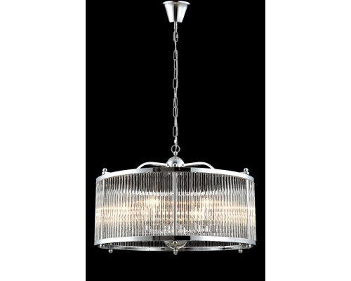 Купить Подвесная люстра Crystal Lux TADEO SP6 D600 CHROME/TRANSPARENTE| VIVID-LIGHT.RU