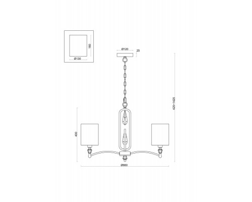 Сделать заказ Подвесная люстра Freya FR1007PL-05N| VIVID-LIGHT.RU