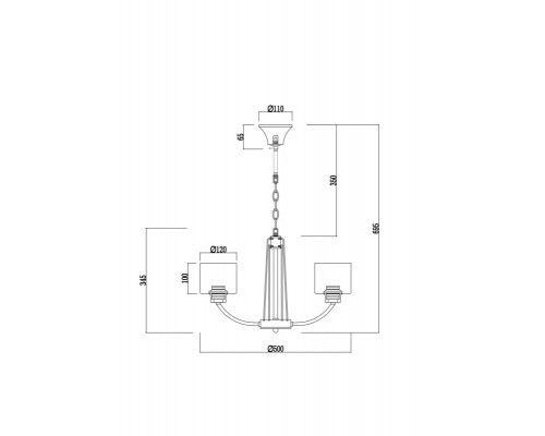 Купить Подвесная люстра Freya FR5003PL-05B| VIVID-LIGHT.RU