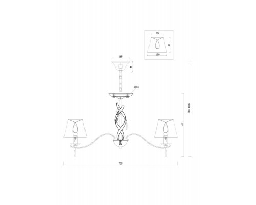 Купить Подвесная люстра Freya FR2001PL-07G| VIVID-LIGHT.RU