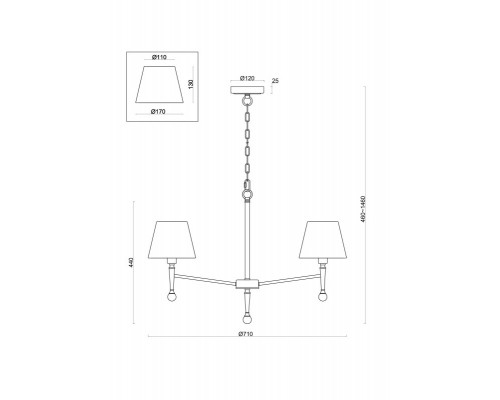 Купить Подвесная люстра Freya FR5190PL-05BS| VIVID-LIGHT.RU
