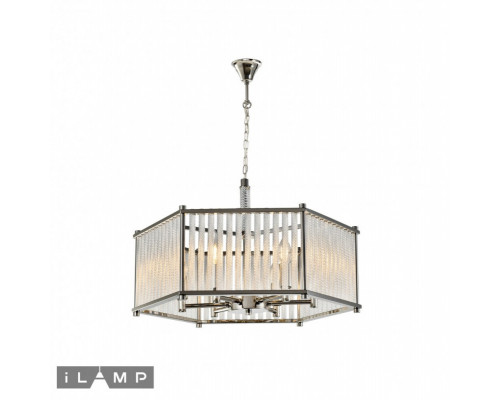 Заказать Подвесная люстра iLamp P9509-6 NIC| VIVID-LIGHT.RU
