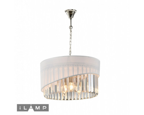 Оформить заказ Подвесная люстра iLamp P9508-4 NIC| VIVID-LIGHT.RU