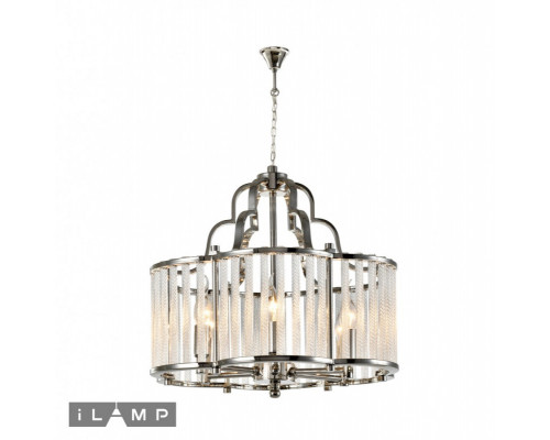 Оформить заказ Подвесная люстра iLamp P9501-6 NIC| VIVID-LIGHT.RU