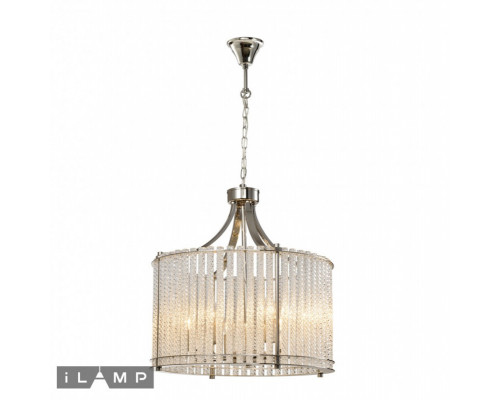 Оформить заказ Подвесная люстра iLamp P2554-6 NIC| VIVID-LIGHT.RU