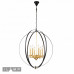 Сделать заказ Подвесная люстра iLamp 9977-800 GL+BK| VIVID-LIGHT.RU