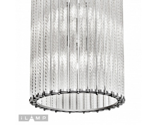 Заказать Подвесная люстра iLamp MD0266-6 Silver| VIVID-LIGHT.RU