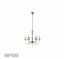 Подвесная люстра iLamp P9474-6 Nickel