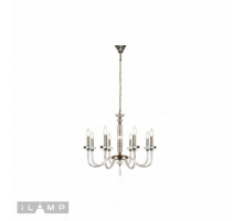 Подвесная люстра iLamp P9474-8 Nickel
