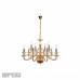 Оформить заказ Подвесная люстра iLamp P9448-10+5 Gold| VIVID-LIGHT.RU