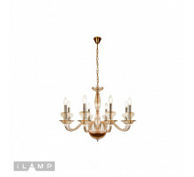 Подвесная люстра iLamp P9448-8 Gold
