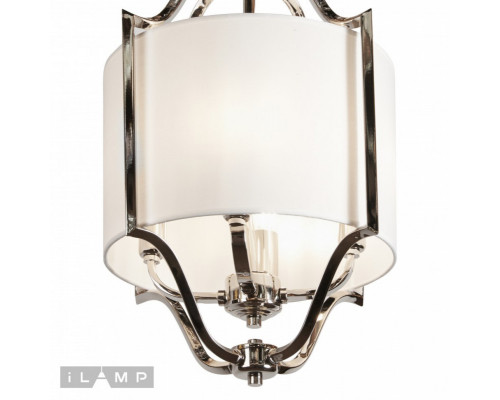 Заказать Подвесная люстра iLamp P2442-4 Nickel| VIVID-LIGHT.RU