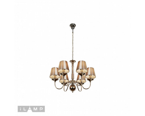 Заказать Подвесная люстра iLamp P2406-6 Nickel| VIVID-LIGHT.RU