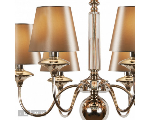 Заказать Подвесная люстра iLamp P2406-6 Nickel| VIVID-LIGHT.RU
