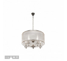 Подвесная люстра iLamp P2400-5 Nickel