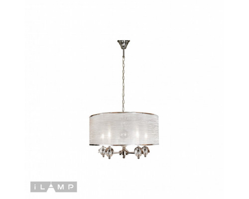 Заказать Подвесная люстра iLamp P2400-5 Nickel| VIVID-LIGHT.RU