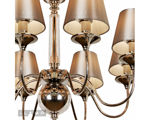 Оформить заказ Подвесная люстра iLamp P2406-8 Nickel| VIVID-LIGHT.RU