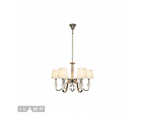 Оформить заказ Подвесная люстра iLamp P2424-6 Nickel| VIVID-LIGHT.RU