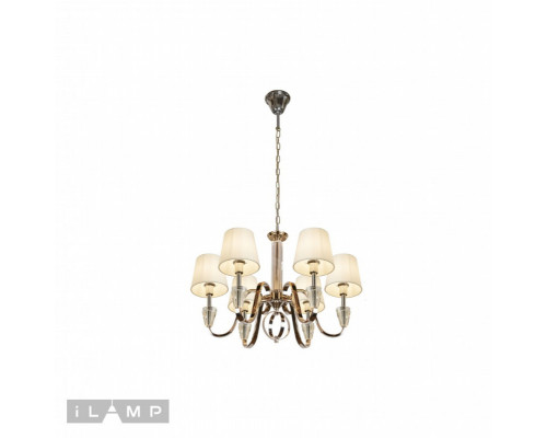 Оформить заказ Подвесная люстра iLamp P2424-6 Nickel| VIVID-LIGHT.RU