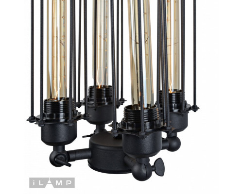 Оформить заказ Подвесная люстра iLamp Loft 127-1| VIVID-LIGHT.RU