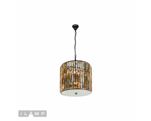 Купить Подвесная люстра iLamp 10390-5+5P BK| VIVID-LIGHT.RU