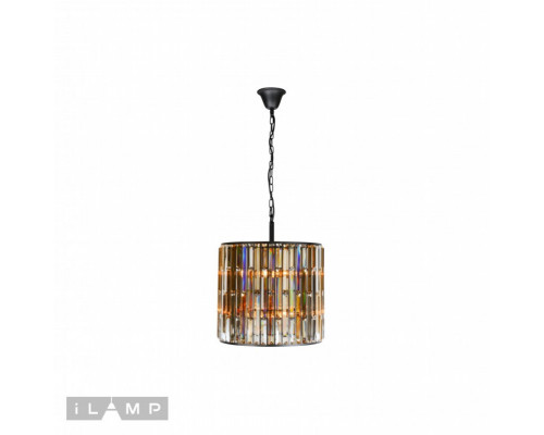 Купить Подвесная люстра iLamp 10390-5+5P BK| VIVID-LIGHT.RU