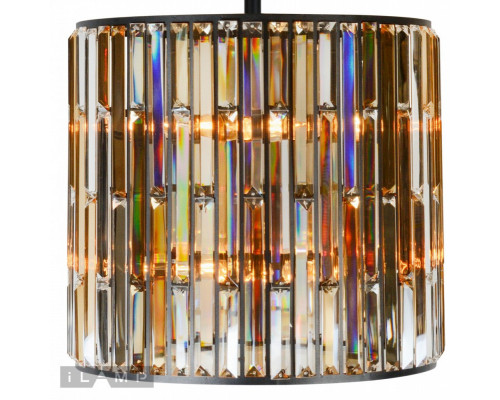 Купить Подвесная люстра iLamp 10390-5+5P BK| VIVID-LIGHT.RU