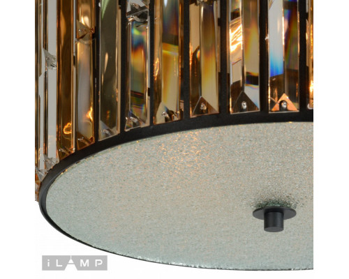 Купить Подвесная люстра iLamp 10390-5+5P BK| VIVID-LIGHT.RU