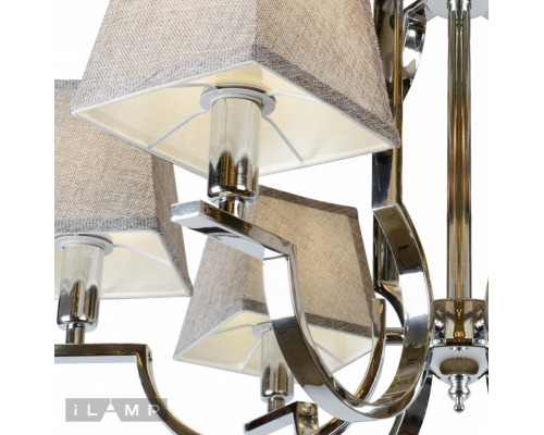 Купить Подвесная люстра iLamp 6943-6 CR| VIVID-LIGHT.RU