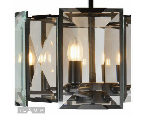 Заказать Подвесная люстра iLamp 6113-550BK| VIVID-LIGHT.RU