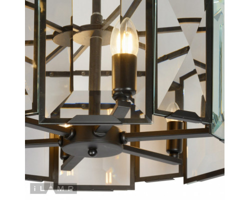 Заказать Подвесная люстра iLamp 6113-550BK| VIVID-LIGHT.RU