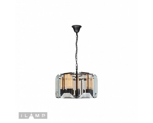 Купить Подвесная люстра iLamp 6108-500BK| VIVID-LIGHT.RU