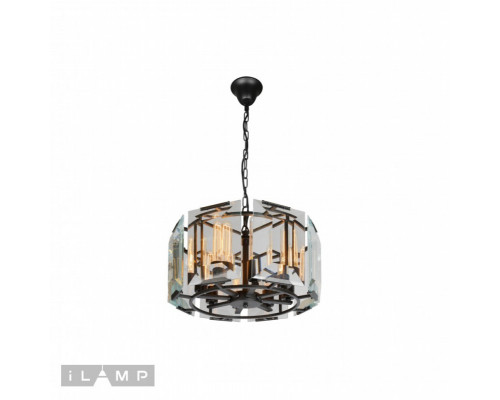 Купить Подвесная люстра iLamp 6108-500BK| VIVID-LIGHT.RU
